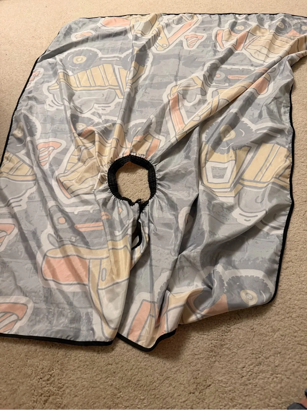 Boys hair cutting cape